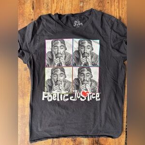 Poetic Justice Tupac Shirt size large